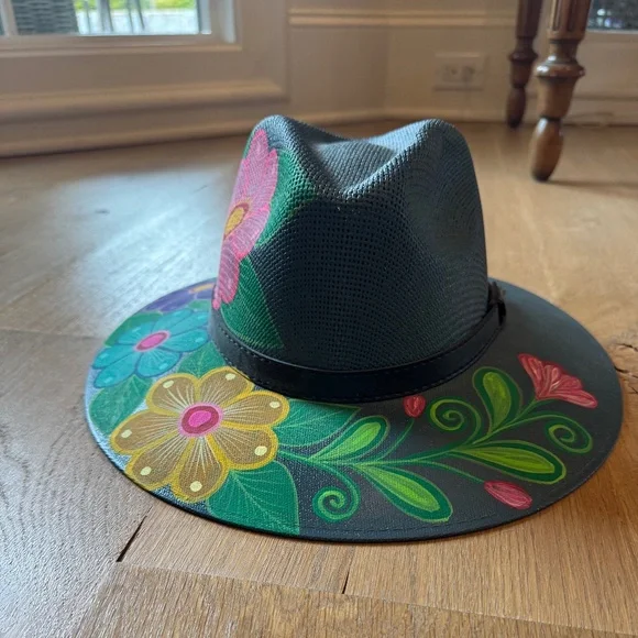 Hand painted Hat - Picture 1 of 5